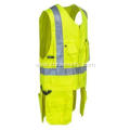 Men's Yellow High-Visibility Reflective Safety Vest